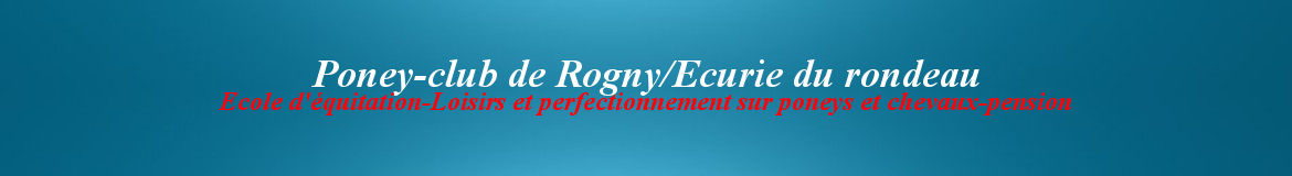 Poney-club de Rogny/Ecurie du rondeau